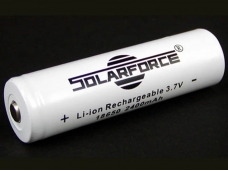 Solarforce S18650-P 3.7V 2400mAh Rechargeable Li-ion Battery