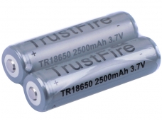 2 Pack TrustFire TR18650 3.7V 2500mAh Rechargeable Protected Battery