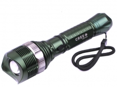UltraFire CREE Q5 3-Mode LED Focus Zoom Rechargeable Flashlight