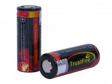 2 PCS TrustFire TF26650 3.7V 5000mAh Rechargeable Protected Battery
