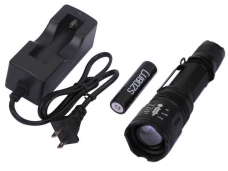 SZOBM ZY-601A CREE XM-L T6 5 Modes Zoom Focus LED Flashlight Set