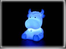 color changing LED cow