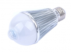 E27 / E26 / B22 Cool White 8W Infrared Sensing LED Bulb