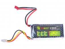 7.4V 1200mAh 25C Li-Polymer Battery for RC Helicopter