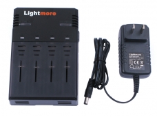 Lightmore Q-128 Li-ion / NiMH 18650 2AA 3AA Battery Charger