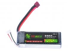 11.1V 1200mAh 25C 3S LiPo Battery Pack