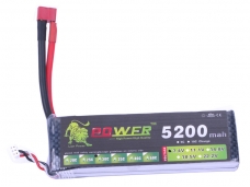 7.4V 5200mAh 30C electric toy Li-polymer battery