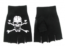Black White Warmer Gloves