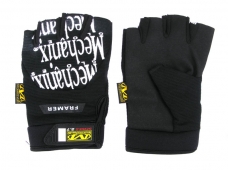 Mechanix - Durable Nylon Material Half Finger Gloves - Black
