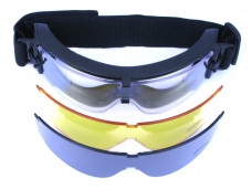 X-800 UV400 Windproof Clear Lens Glasses/ Goggles
