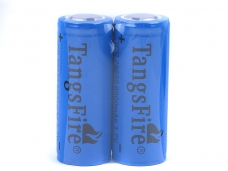 TangsFire 26650 6000mAh Protected 3.7V Rechargeable Li-ion Battery Blue