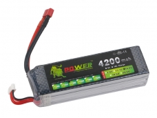 Lion Li-PO 14.8V 4200mAh 30C High Capacity Lithium Polymer Battery