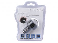 3.1A Power Jolt Dual Micro Car Charger For iPad/ iPhone/ iPod Touch