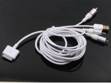 Audio & Video (AV) Cable With USB Connector For Apple iPad, iPhone