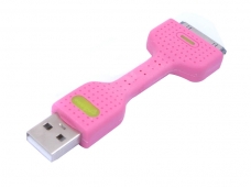 Bone Link II For iPod And iPhone Portable Cable-Pink