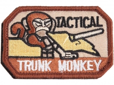 Monkey Pattern Embroidered Cloth Badge Tag Patch Velcro Sticker for DIY