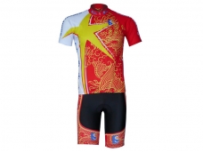 Saint Lazare Dragon Pattern Short Sleeve Cycling Jersey Sets (Men\'s Cycling)