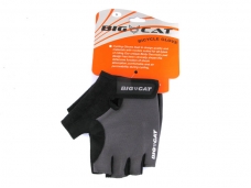 BIG CAT Mountain Bike Bicycle Half Finger Gloves - Gray