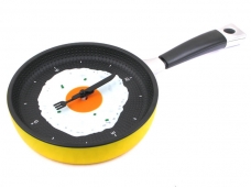 Happy Time Pan Fried Egg Novelty Wall Clocks