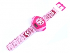 Cute Panda Projection Watch - Pink