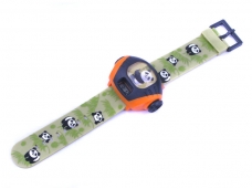 Cute Panda Projection Watch -Light Green