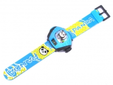 Cute Panda Projection Watch - Blue