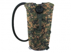 Durable Double Layered Nylon Hydration Water Bag Bladder Backpack - Camouflage