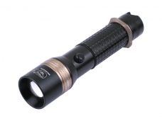 Smiling Shark U-1 Rechargeable 3-Mode CREE XP-E LED Focus Zoom Flashlight