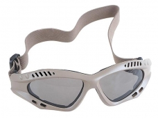 Foam Gasket Versatile Goggles Eyeglasses Eyewear with Elastic Headband & Dark Lens - Earthy Frame