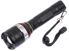 A6 5-Mode Rotary Switch Zooming CREE XM-L T6 LED Flashlight