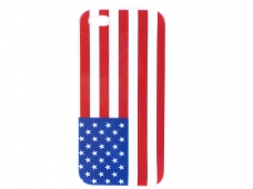 American Flag Pattern Protection Shell for iPhone 5G - Blue, Red ,White