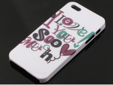 English Words Pattern Protection Shell for iPhone 5G