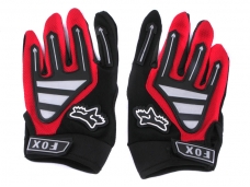 FOX Full Finger Motorcycle Racing Gloves - Black And Red