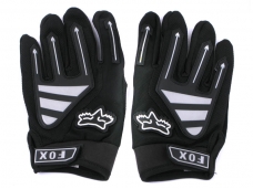 Black FOX Full Finger Motorcycle Racing Gloves