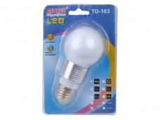 Mickey TD-103 1x3W LED Energy-Saving Bulb - White