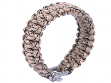 Outdoor Life-saving Bracelet Wristband - Beige
