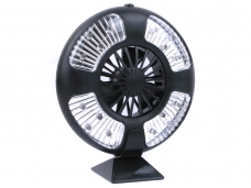 16LED Fan Tent Lamp - Black