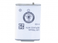 P-103 3.6V 700mAh Rechargeable Ni-MH Battery