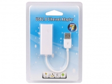 USB 2.0 Ethernet Adapter- White