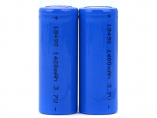 ICR18490 3.7V 1400mAh Li-ion Battery 2-Pack