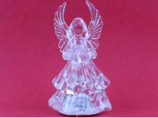 Christmas Gift Reading Angel with Colorful LED Light