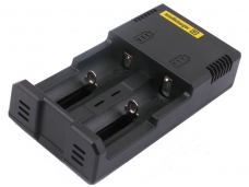 NiteCore Intellicharge i2 Battery Charger For 26650/18650/17670/18490/17500/17335/16340/CR123A/14500/10440 Batteries