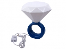 Diamond Ring Shaped USB LED Valentine Ring Lamp
