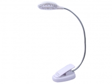 18 White LED Book Clip lamp