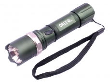 X-Men AT-801 CREE XP-E LED 3-Mode Rechargeable Zoom Focus Flashlight