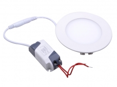 WUS-THD-XY-2835-30 6W Round High Power Super White LED Panel  lights(Yellow light)