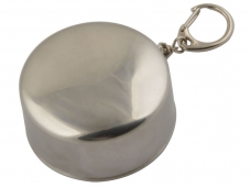 Stainless Steel Retractable Travellers Cup Keychain