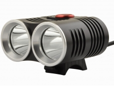 LusteFire U20 2400 Lumens 3-Mode 2 x Cree XM-L U2 LED Bicycle Headlight