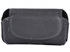 Fashion Black Color Genuine Leather Wallet Case Cover For Samsung I9300