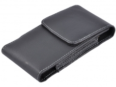 Fashion Black Color PU Leather Wallet Case Cover For Iphone5